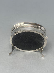 Antique Sterling Silver Trinket/Ring Box Hallmarked : Chester 1924