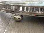 Load image into Gallery viewer, Antique Victorian Silver Plated Gallery Tray by Walker &amp; Hall
