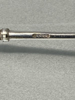 Load image into Gallery viewer, Antique Silver Plated Leaf Spoon
