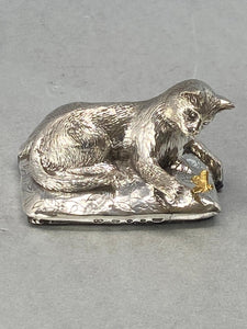 Sterling Silver Cat Model