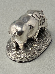 Sterling Silver Mini Hippo
