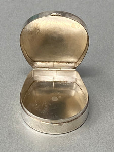 Sterling Silver Horseshoe Shaped Pill Box