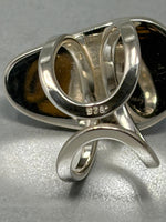 Load image into Gallery viewer, Sterling Silver &amp; Amber Ring
