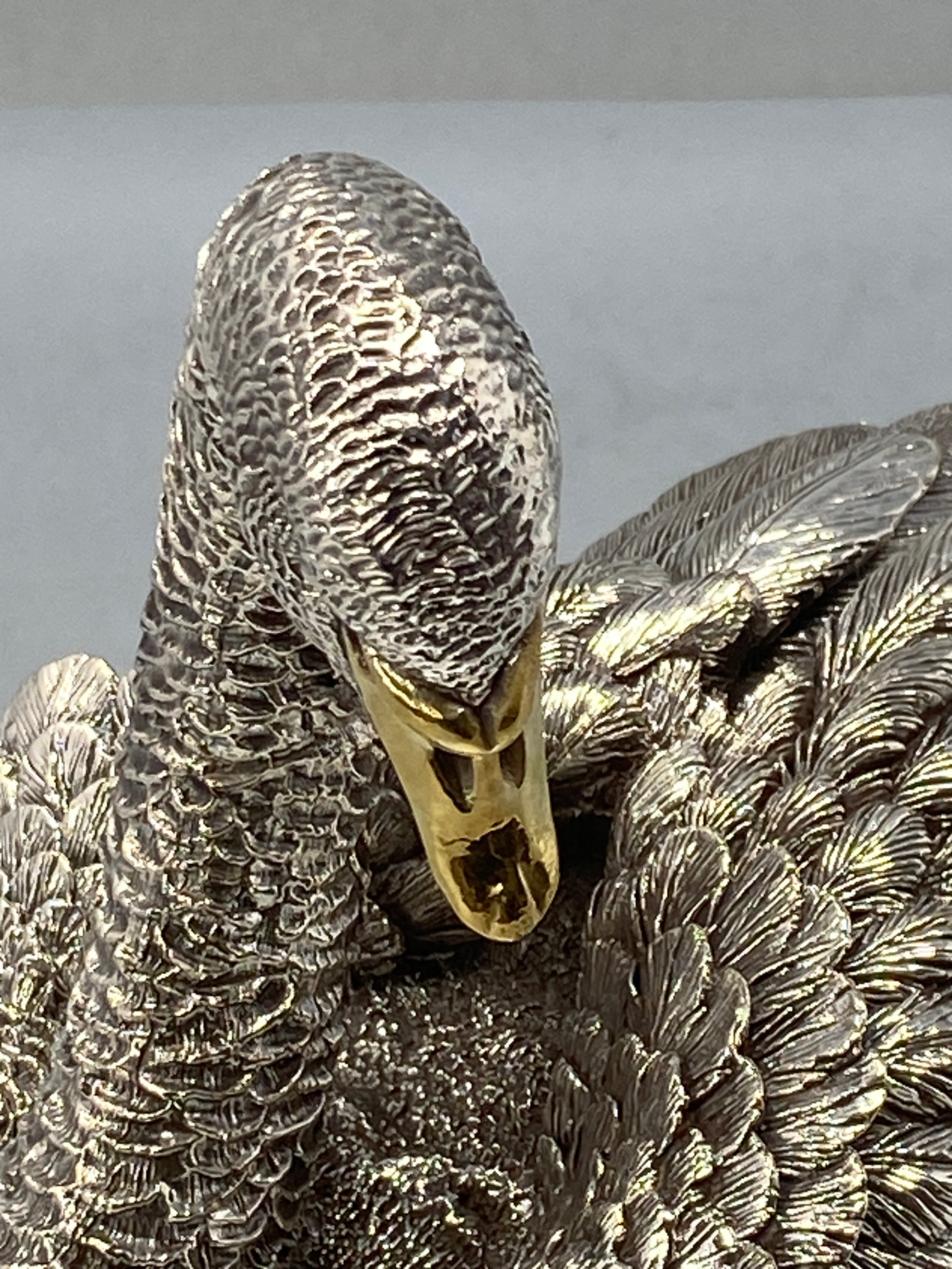 Sterling Silver Medium Swan