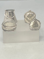 Load image into Gallery viewer, Set of Four Silver Handbag miniatures/models
