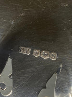 Load image into Gallery viewer, Pair of Antique Sterling Silver Shaped Dishes with Pierced Decoration made by E Viners
