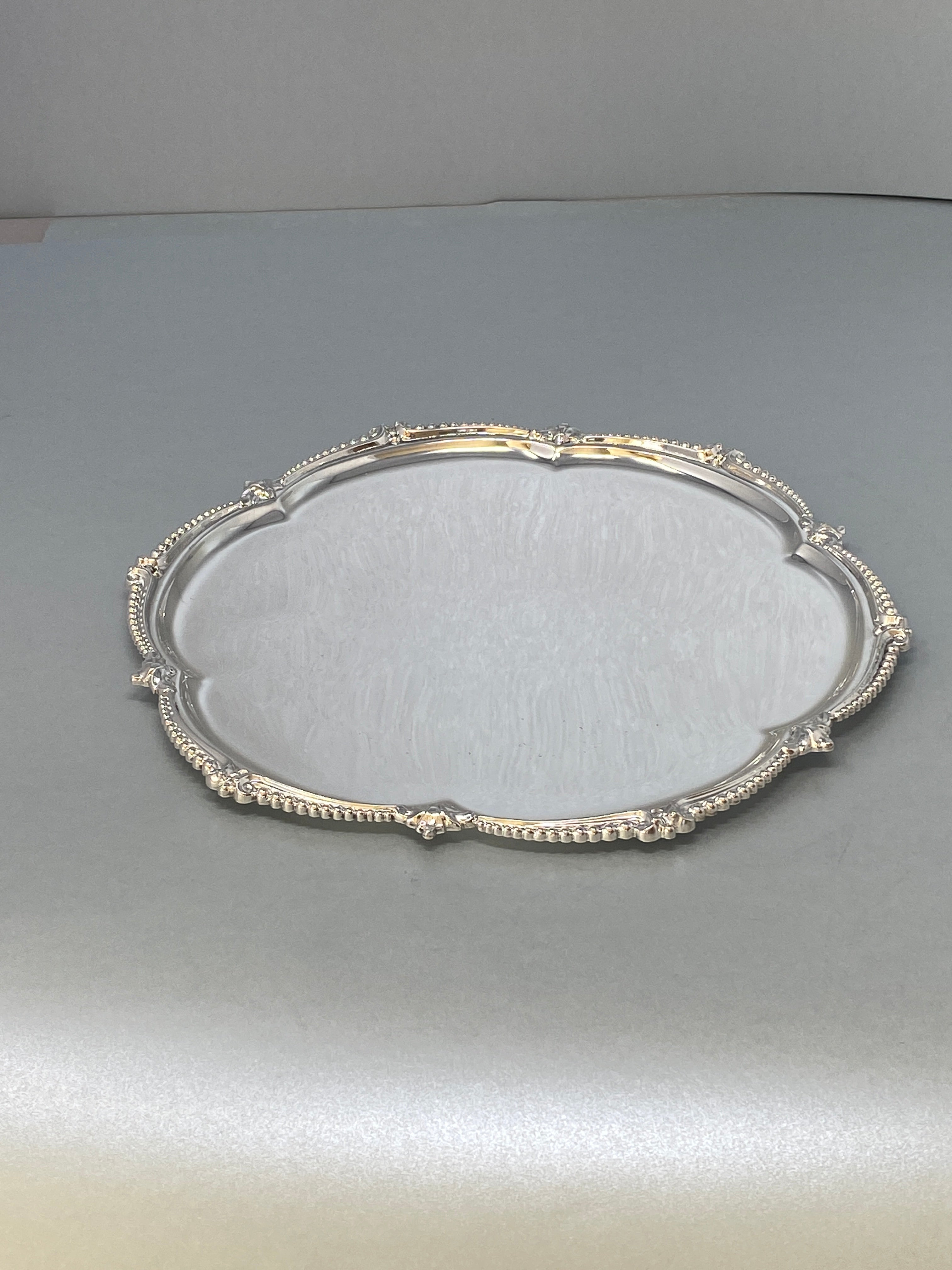 Antique Silver Plated Salver