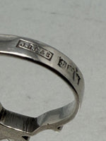 Load image into Gallery viewer, Pair of Sterling Silver Sugar Nips with Shell Ends
