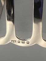 Load image into Gallery viewer, Sterling Silver 5 Bar Toast/Letter Rack by William Adams
