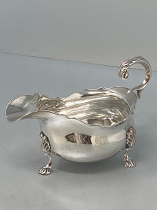 Antique Old Sheffield Plate Sauce Boat