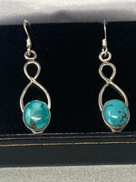 Load image into Gallery viewer, Sterling Silver and Turquoise Earrings
