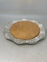 Load image into Gallery viewer, Antique Silver Plate Bread/Cheese Board
