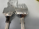 Load image into Gallery viewer, Pair of Antique Victorian Silver plated Fish Servers by Elkington &amp; Co - circa 1870
