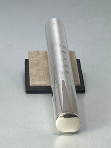 Silver Cigar Tube with Feature Hallmarks