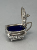 Load image into Gallery viewer, Antique Victorian Sterling Silver Oblong Mustard Pot
