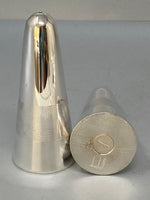 Load image into Gallery viewer, Dunhill Silver Plated Table Set - Salt &amp; Pepper / Tray/ Bottle holder
