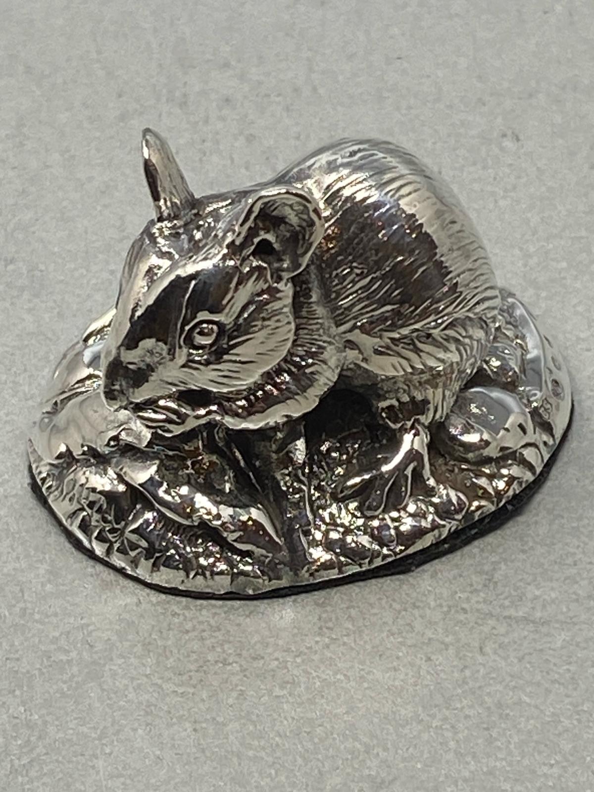 Sterling Silver Mouse - fully hallmarked