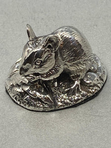 Sterling Silver Mouse - fully hallmarked