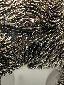 Sterling Silver Highland Cow - Model - medium sized