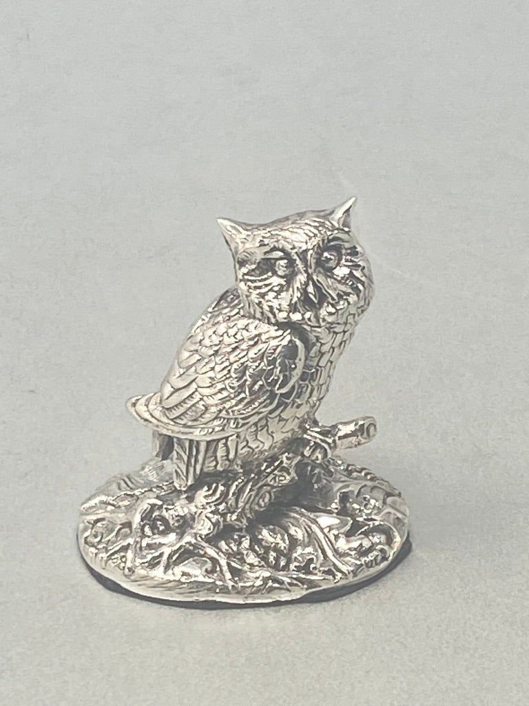 Sterling Silver Owl Model