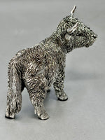 Load image into Gallery viewer, Sterling Silver Highland Cow Model - full english hallmark
