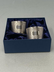 Sterling Silver Pair of Napkin Rings