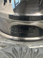 Load image into Gallery viewer, Sterling Silver and Crystal Glass Sugar Caster
