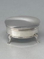 Load image into Gallery viewer, Antique Sterling Silver Trinket/Ring Box Hallmarked : Chester 1924
