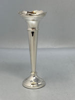 Load image into Gallery viewer, Sterling Silver Vase with Shaped Top
