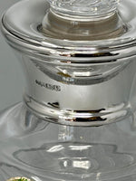 Load image into Gallery viewer, Sterling Silver and Crystal Decanter
