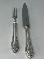 Load image into Gallery viewer, 12 Piece Sterling Silver Dessert Cutlery
