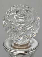 Load image into Gallery viewer, Sterling Silver and Crystal Decanter
