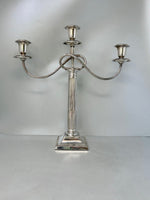Load image into Gallery viewer, Antique Sterling Silver 3 Lite Candelabra by Elkington
