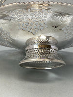 Load image into Gallery viewer, Antique Silver Plated Cake Basket
