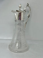 Load image into Gallery viewer, Antique Victorian Silver plated Claret Jug circa 1865
