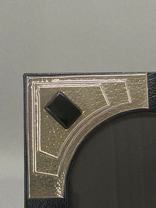 Silver Art Deco Style Photo Frame   A&C
