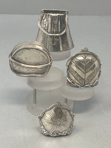 Silver Miniature Handbag - Bond Street