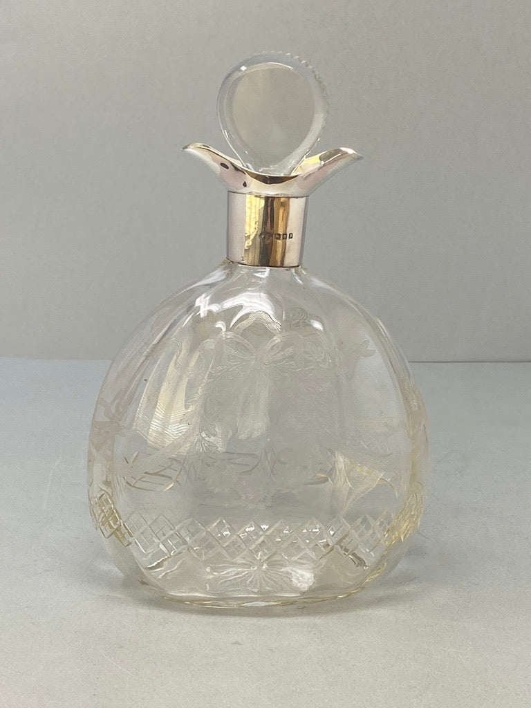 Sterling Silver Double Spout Decanter