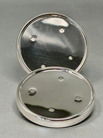 Load image into Gallery viewer, Pair of Sterling Silver Drinks Coaster Mats
