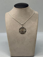 Load image into Gallery viewer, Silver Sunburst Necklace
