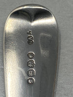 Load image into Gallery viewer, Antique Victorian Sterling Silver Butter Knife with Crested Handle
