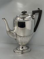 Load image into Gallery viewer, Antique Silver Plated Queen Anne Style Coffee Pot - circa 1900

