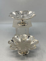 Load image into Gallery viewer, Pair of Antique Sterling Silver Shaped Dishes with Pierced Decoration made by E Viners
