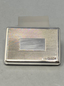 Sterling Silver Engine Turned Paper Weight with Millennium Hallmark - Birmingham 2000