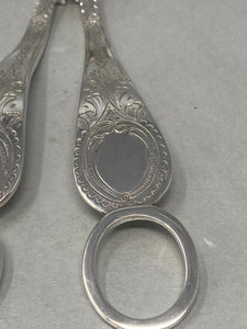 Antique Silver Plated Grape Scissors