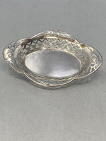 Load image into Gallery viewer, Oval Pierced Sterling Silver Shaped Dish
