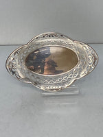 Load image into Gallery viewer, Oval Pierced Sterling Silver Shaped Dish
