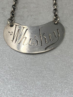 Load image into Gallery viewer, Pair of Antique Sterling Silver Whiskey Tot Labels
