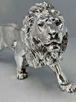Load image into Gallery viewer, Sterling Silver Large Sized Lion - full english hallmark
