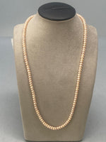 Load image into Gallery viewer, Sterling Silver &amp; Pink Sea Pearl Necklace
